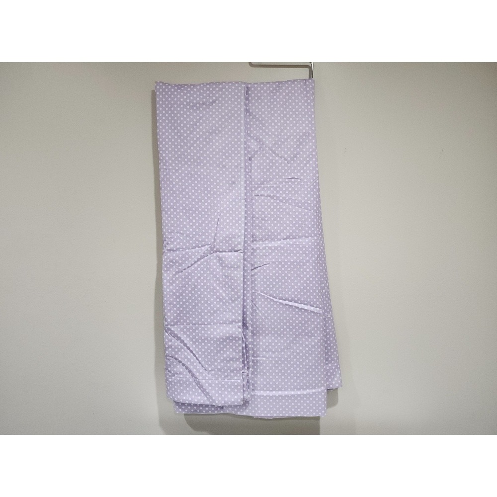 2 Pottery Barn Kids Blackout Curtains Lavender White Polka Dot Children's Room